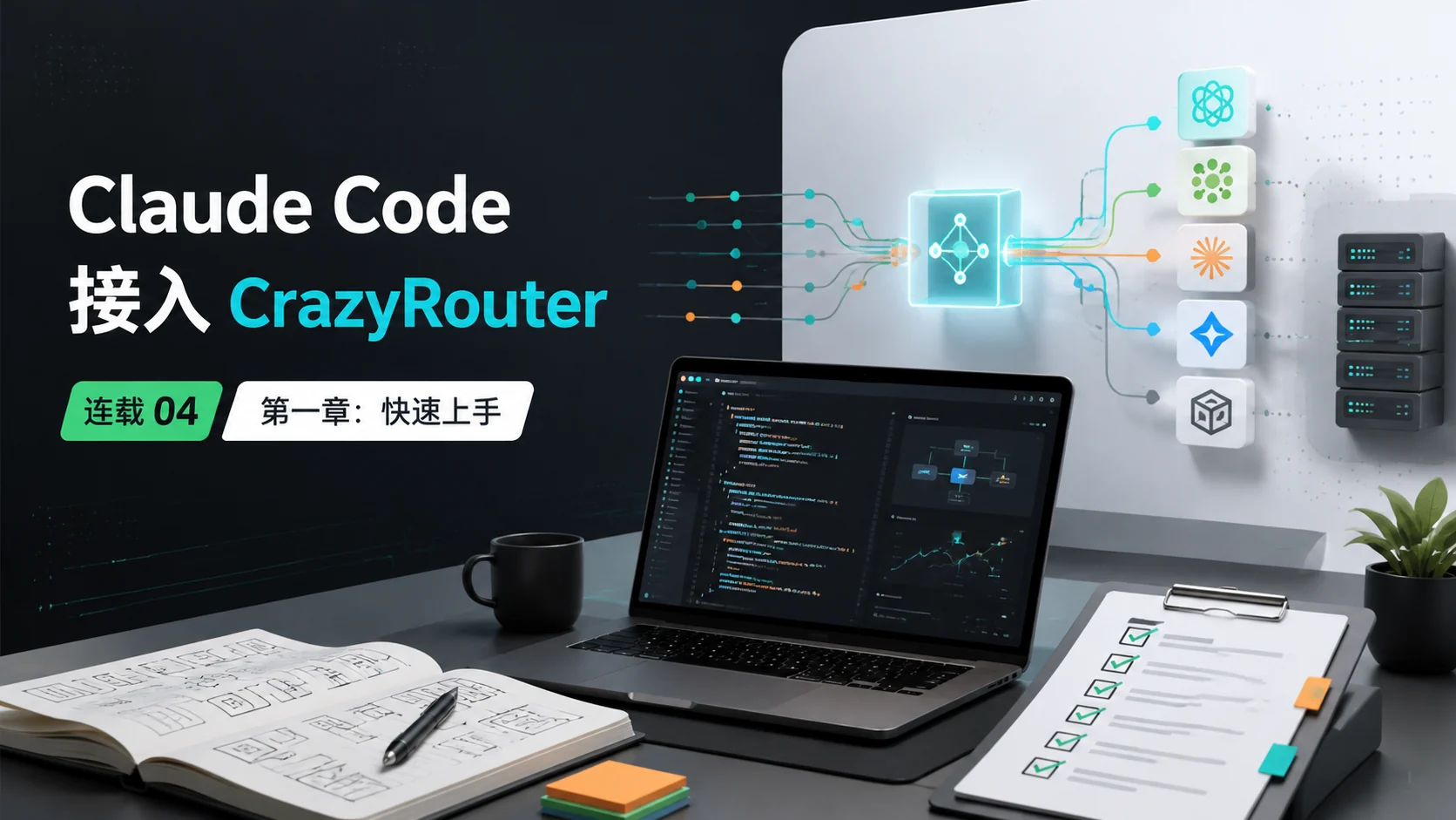 04｜Claude Code 接入 Crazyrouter 连载 04：第一章：快速上手