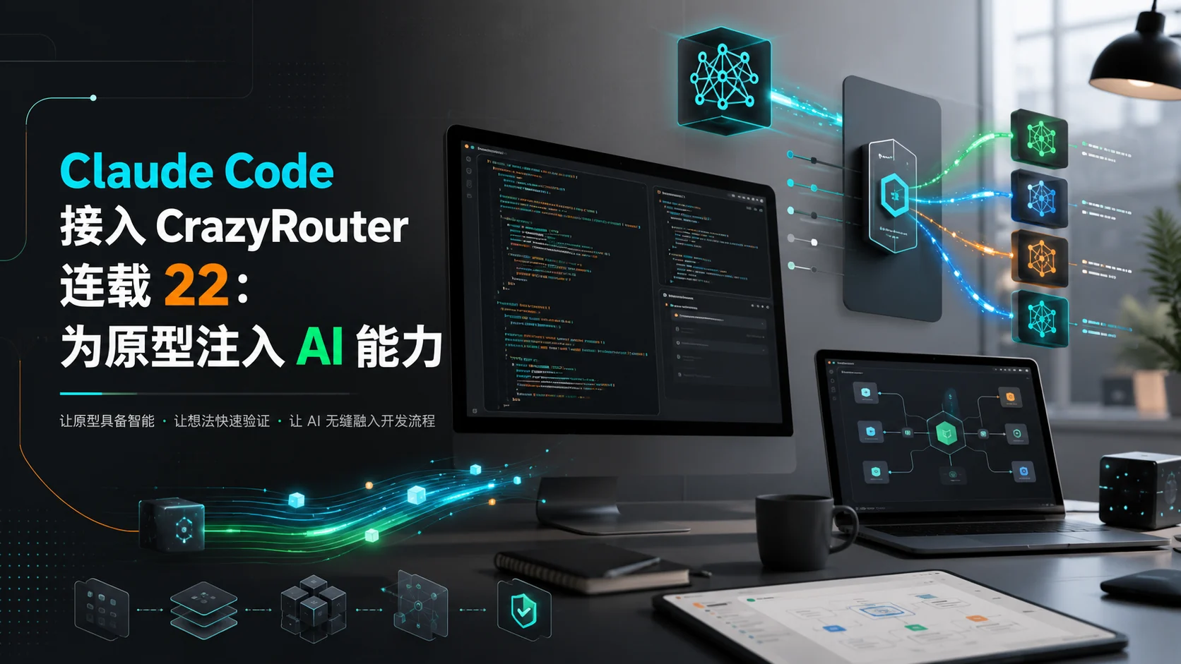 22|Claude Code 接入 CrazyRouter 连载 22:为原型注入 AI 能力