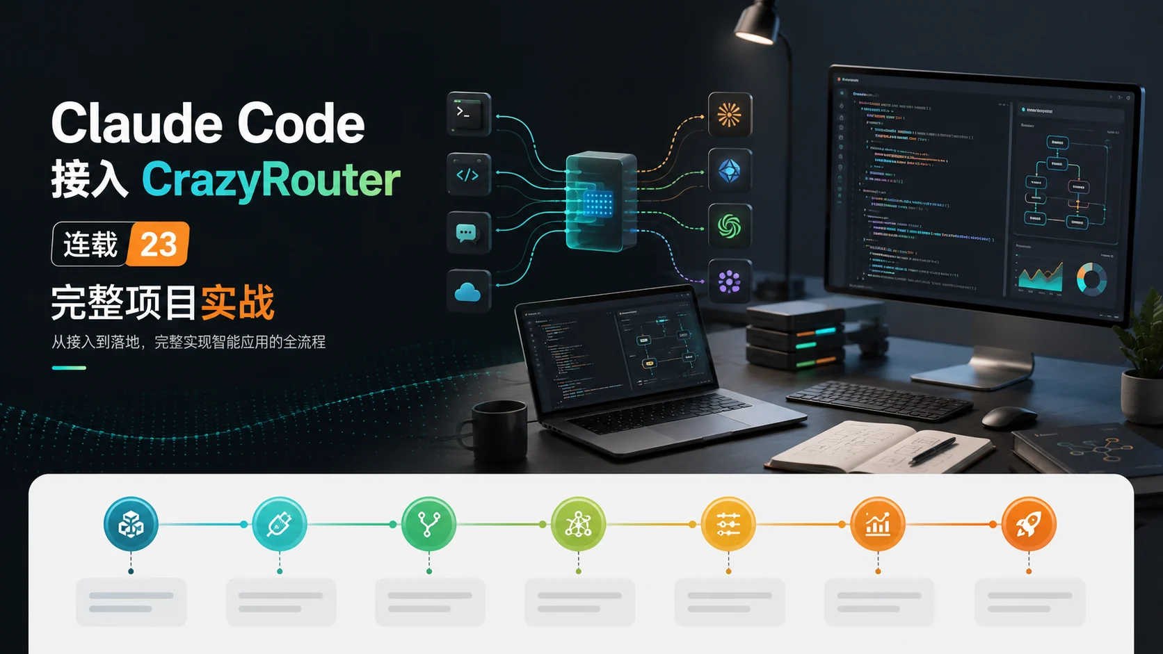 23｜Claude Code 接入 CrazyRouter 连载 23：完整项目实战