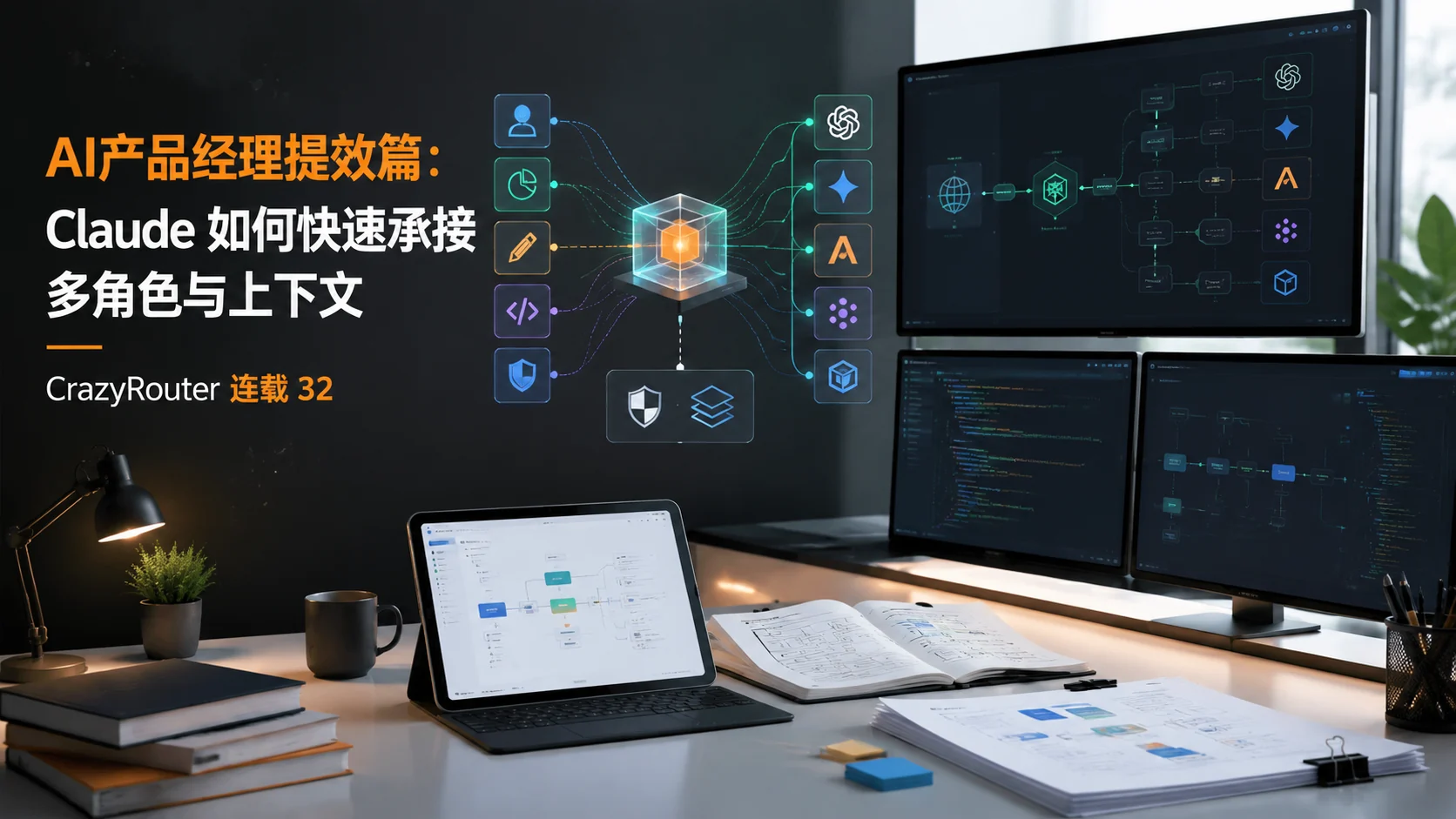 32｜AI产品经理提效篇：Claude 如何快速承接多角色与上下文：Crazyrouter 连载 32