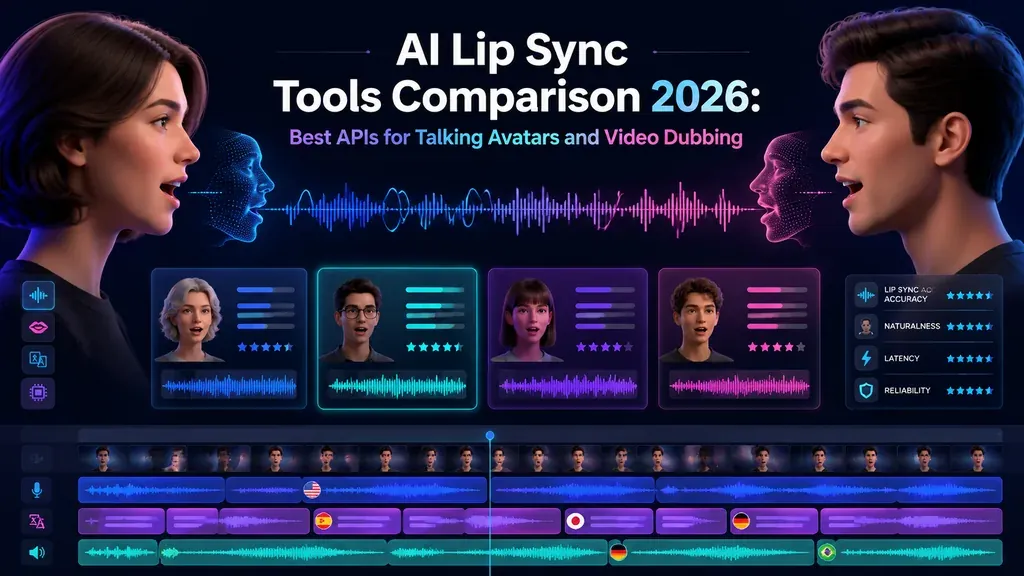 AI Lip Sync Tools Comparison 2026: Best APIs for Talking Avatars and Video Dubbing