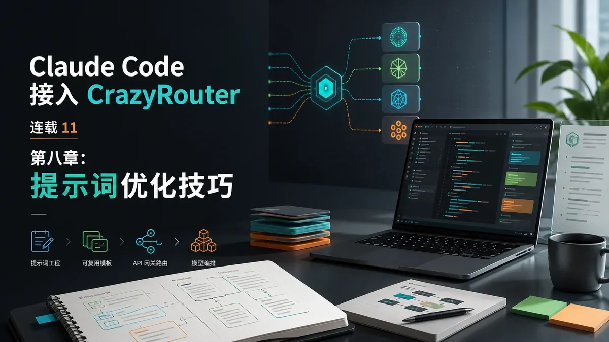 11|Claude Code 接入 Crazyrouter 连载 11:第八章:提示词优化技巧