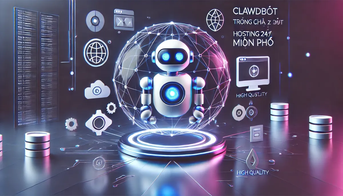 Clawdbot trong Chưa Đầy 2 Phút (HOSTING 24/7 MIỄN PHÍ)