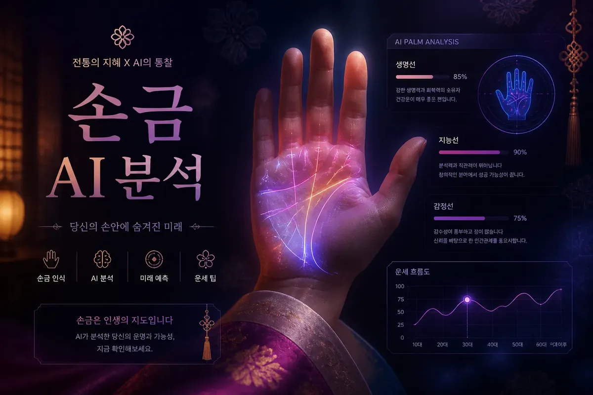 GPT-image-2 실전 가이드：AI 손금 분석 — 손바닥 사진 한 장으로 전문 손금 인포그래픽 생성하기