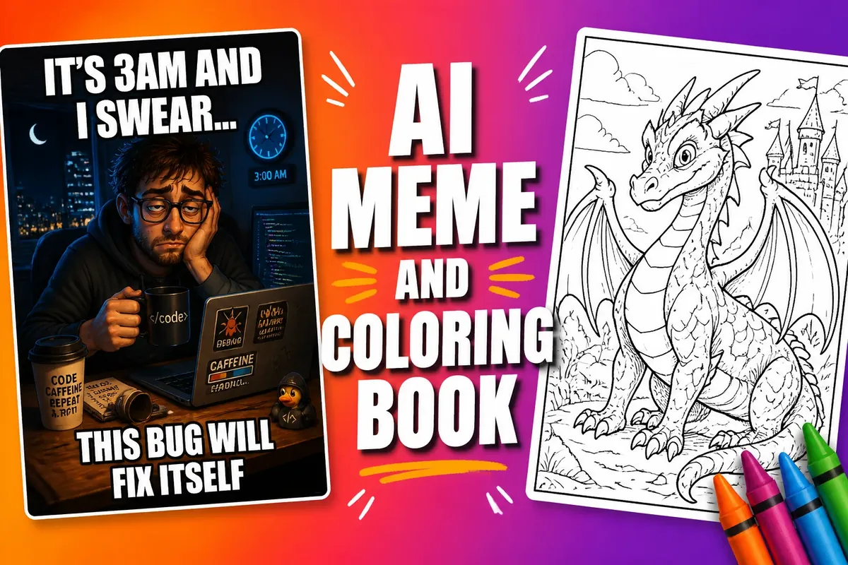 AI Meme Generator & Coloring Book Creator with GPT-image-2 — Fun Projects That Actually Make Money