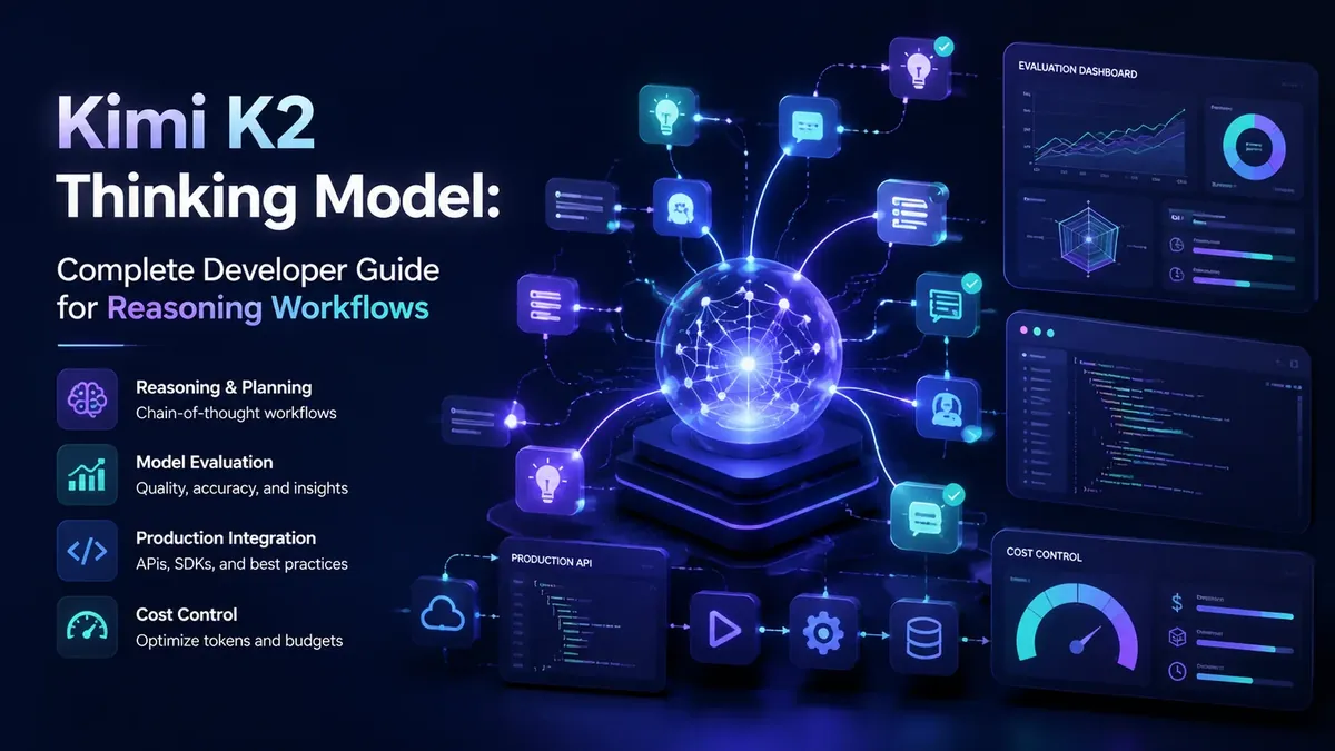 Kimi K2 Thinking Model: Complete Developer Guide for Reasoning Workflows