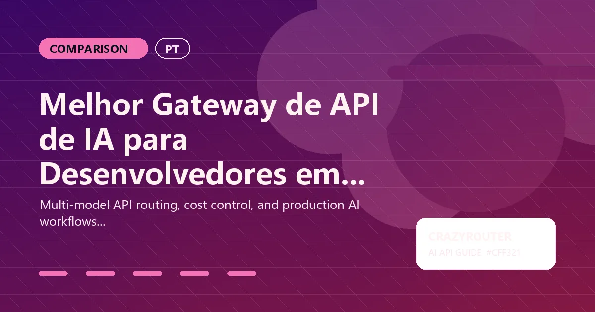 Melhor Gateway de API de IA para Desenvolvedores em 2026: 9 Plataformas Testadas