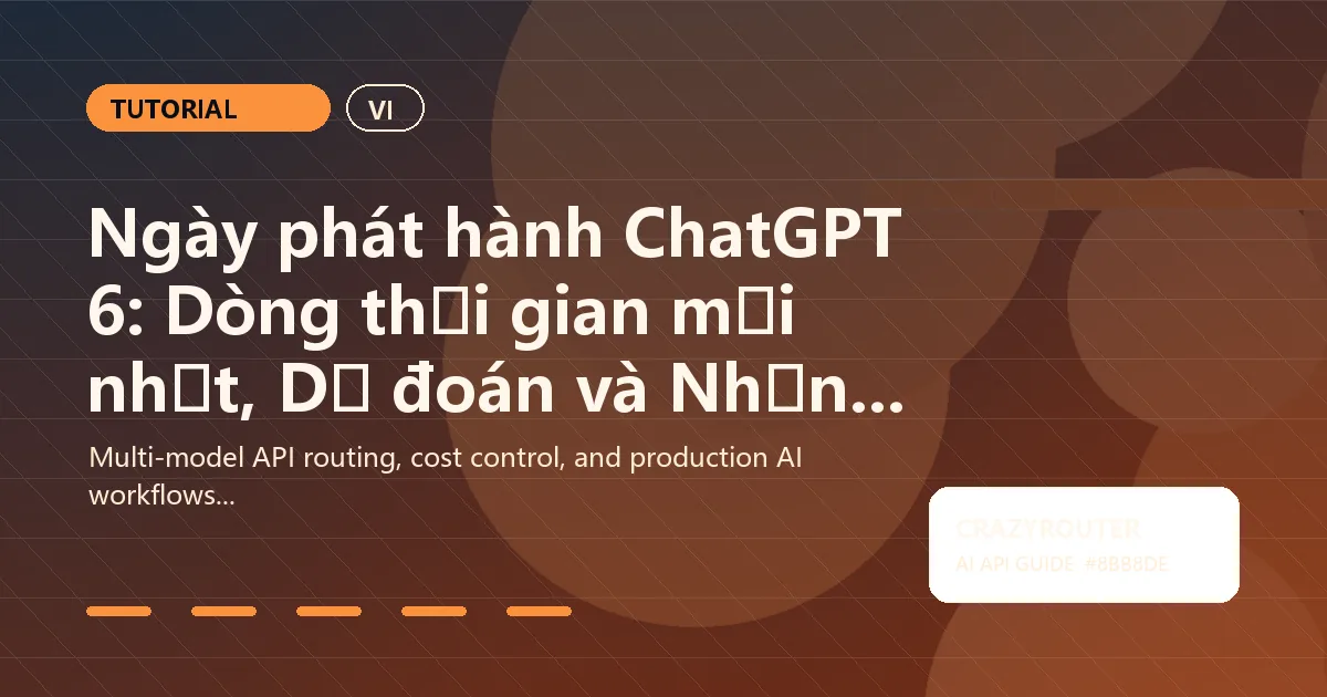 Ngày phát hành ChatGPT 6: Dòng thời gian mới nhất, Dự đoán và Những gì cần làm ngay bây giờ