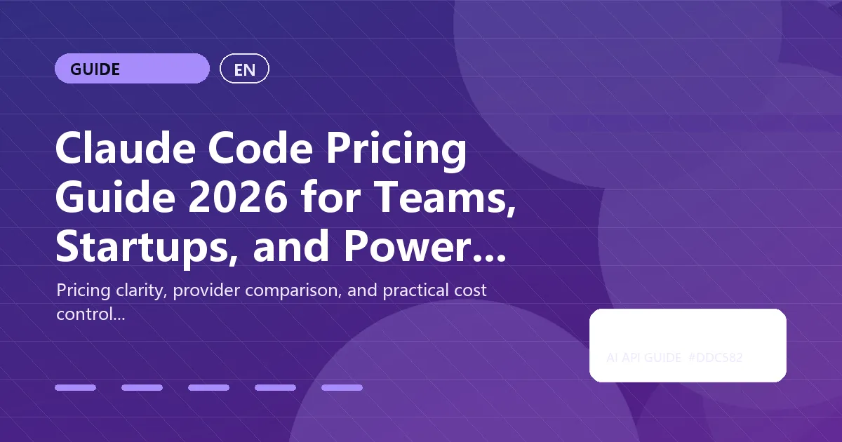 Claude Code Pricing Guide 2026 for Teams, Startups, and Power Users
