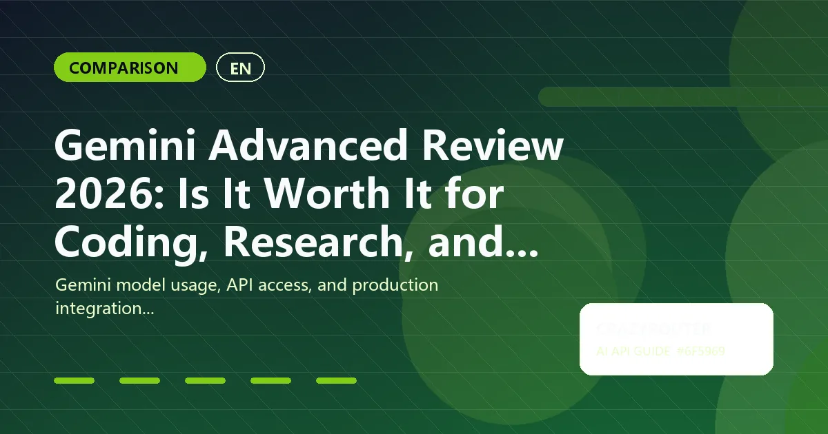 Gemini Advanced Review 2026: Is It Worth It for Coding, Research, and Founder Workflows?