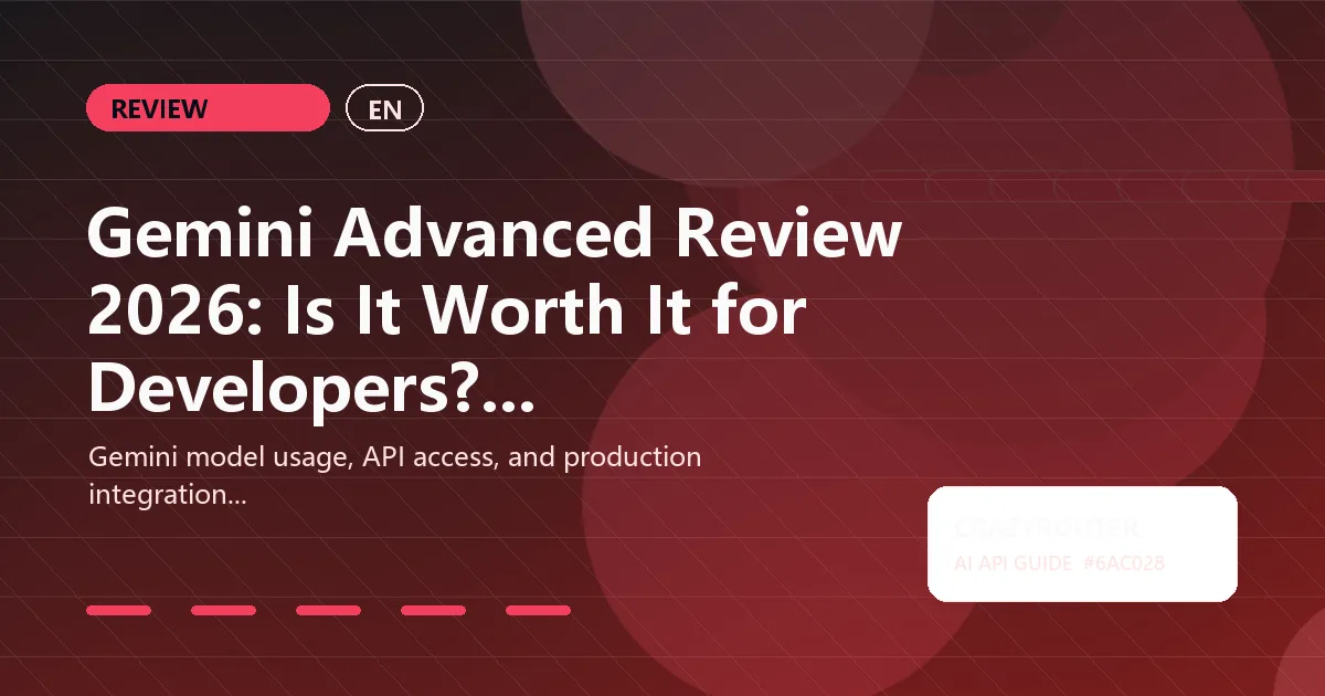 Gemini Advanced Review 2026: Is It Worth It for Developers?