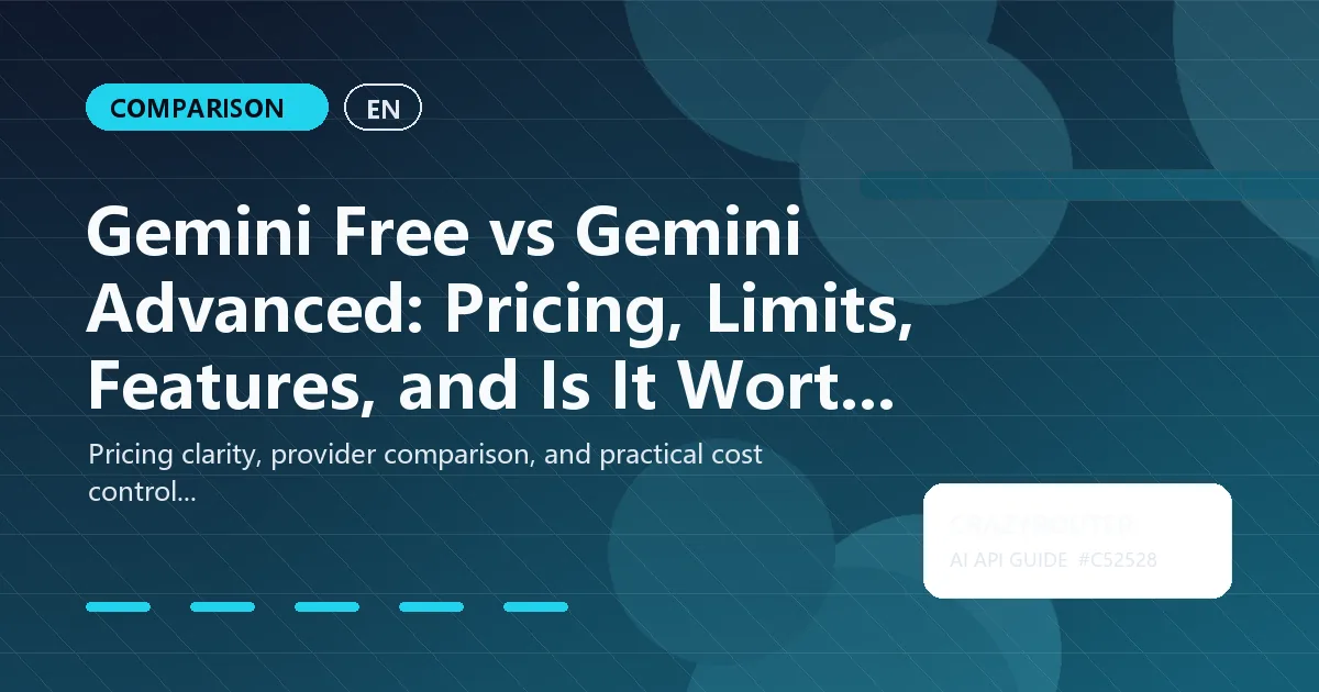 Gemini Free vs Gemini Advanced: Pricing, Limits, Features, and Is It Worth Paying For?