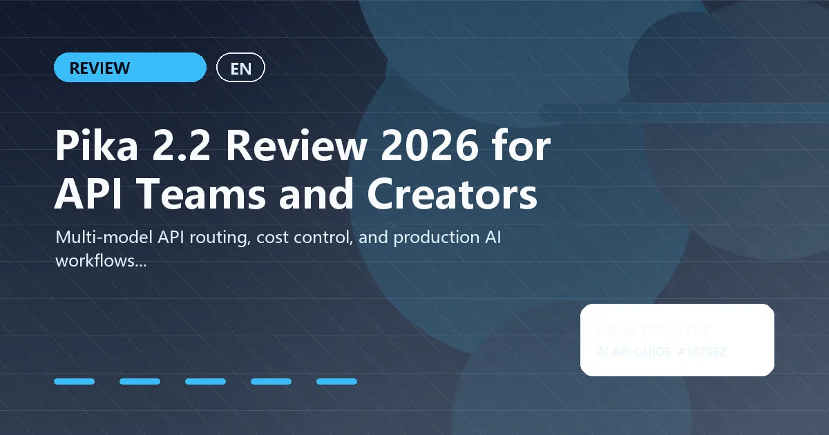 Pika 2.2 Review 2026 for API Teams and Creators