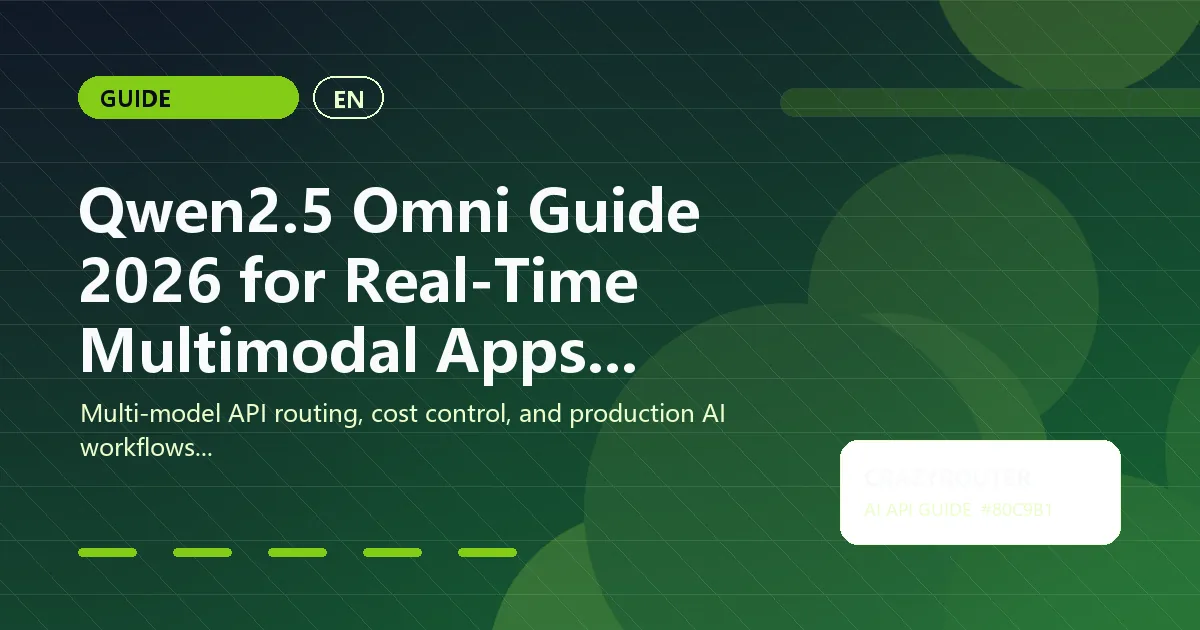 Qwen2.5 Omni Guide 2026 for Real-Time Multimodal Apps