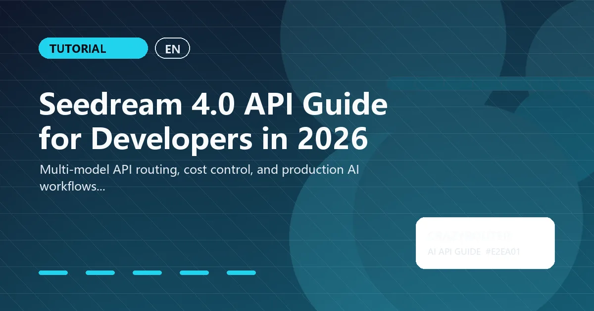 Seedream 4.0 API Guide for Developers in 2026