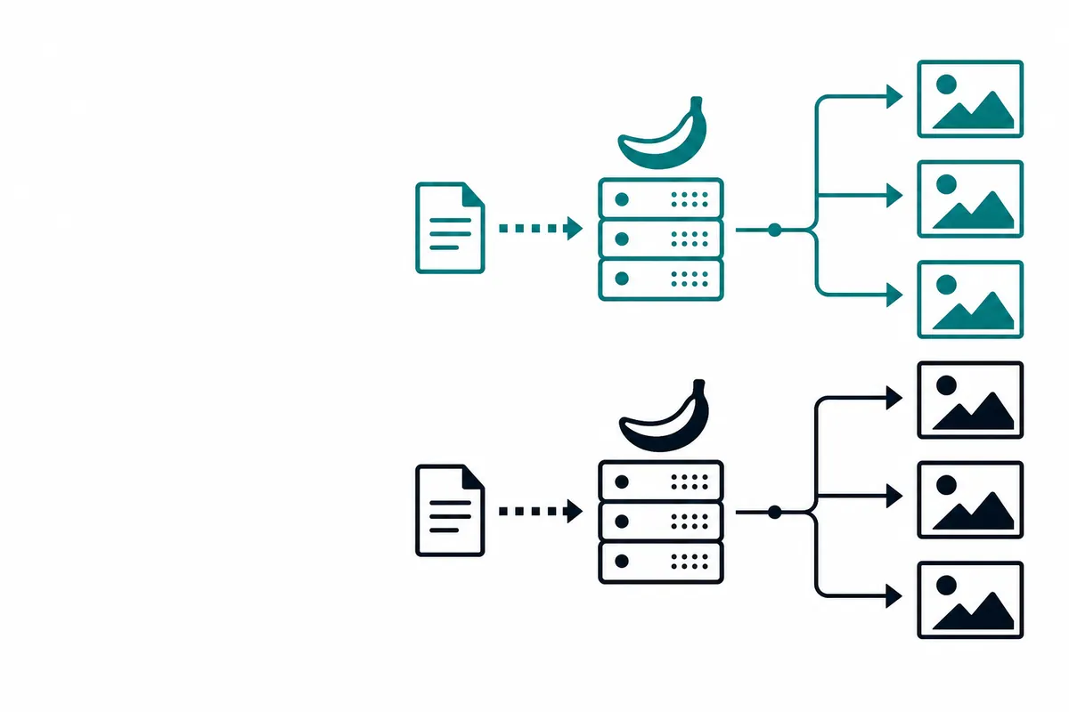 Nano Banana 2.1 图片 API 请求到结果的流程图