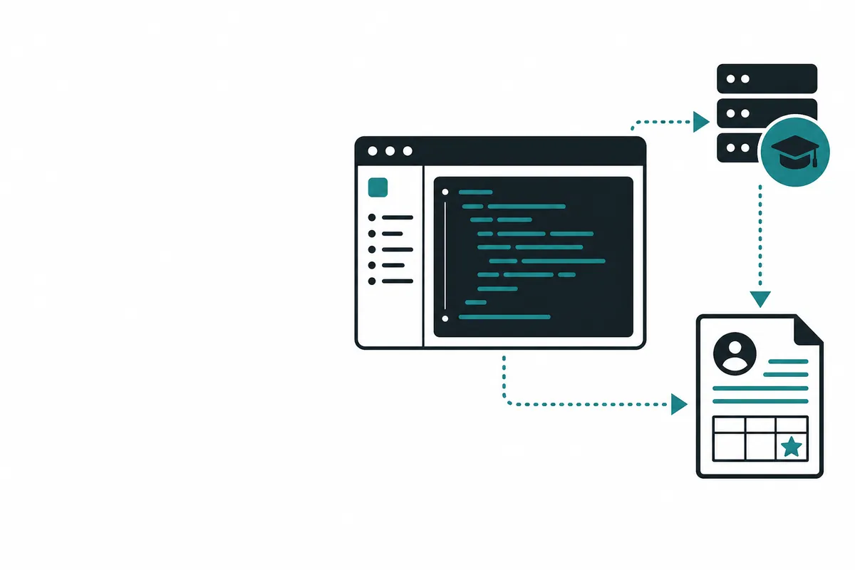 Codevolve integrations connect a coding workspace with course and submission records